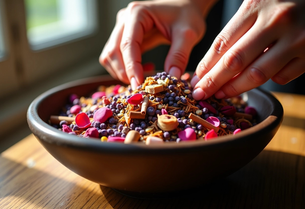 pots-pourris  couleurs